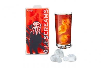 TOTALCADEAU Moule Bac &Agrave; Gla&ccedil;on Et Chocolat En Visage De Scream Fantomes
