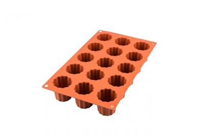 SILIKOMART Moule silicone Mini Cannel&eacute; x15, 