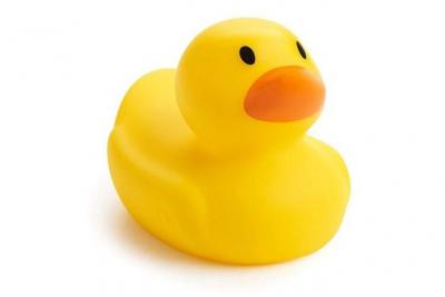 MUNCHKIN  Canard de S&eacute;curit&eacute; pour le Bain Thermosensible - White Hot