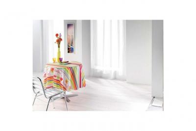 PARIS PRIX Douceur d'interieur nappe ronde sucreries multicolore 180