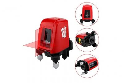  Niveau Laser Croix Qumox Niveau Laser Rotatif Laser Croix Horizontal et Verticale, 360&deg; Laser Rotatif avec Sac de rangement laser 