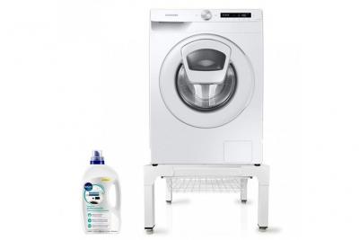 SAMSUNG Pack  Lave-linge frontal 9kg 1400trs/min + Support Panier 30cm