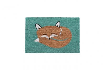 WADIGA Premier Housewares Paillasson en Fibre de Coco Motif Renard 60 x 40 cm