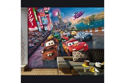 DISNEY Papier peint xxl cars  h 255 cm l 360 cm