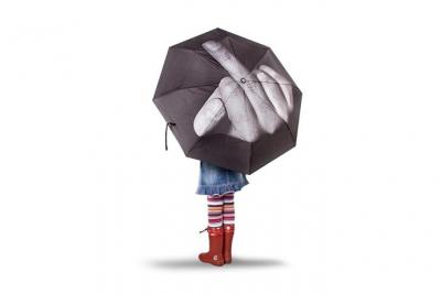 TOTALCADEAU Parapluie &agrave; motif fuck insolite love