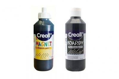 GRAINE CREATIVE ON A TOUS DU TALENT Peinture magn&eacute;tique noire + peinture ardoise #KIT