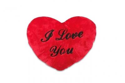 Peluche coeur i love you oreiller coussin