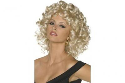 GENERIQUE Smiffy's Licenciado oficialmente Perruque derni&egrave;re sc&egrave;ne Grease Sandy, Blond, Fris&eacute;