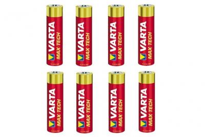 VARTA Pile alcaline 5 Piles Alcalines AAA Max Tech +3 Gratuites