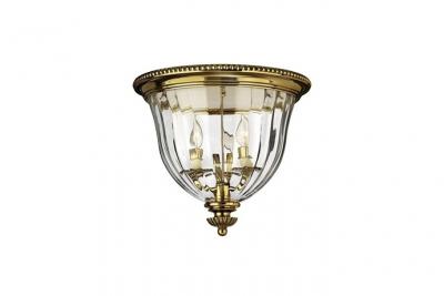 HINKLEY Plafonnier Cambridge, laiton/verre, hauteur 33&nbsp;cm