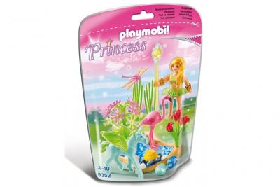 Playmobil Princess 5352 F&eacute;e Et&eacute; avec poulain ail&eacute; vert