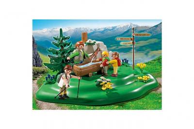 PLAYMOBIL 5424 Country - La vie &agrave; la montagne - Famille de randonneurs