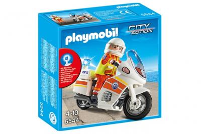 PLAYMOBIL 5544 Sauveteur avec Moto