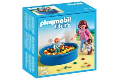 PLAYMOBIL 5572 - City Life - Piscine &agrave; Balles pour B&eacute;b&eacute;s