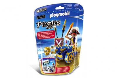 Corsaire avec canon bleu 6164