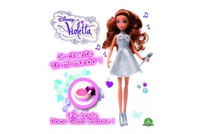 DISNEY Poup&eacute;e V Music Passion avec maquillage Violetta 