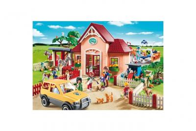 SCHMIDT  spiele - 56091 - puzzle classique - playmobil - chez le v&eacute;t&eacute;rinaire - 100 pi&egrave;ces 