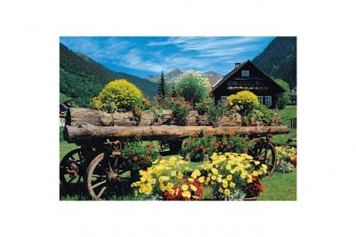 JUMBO  PC 1000 pi&egrave;ces de puzzle alpin Fleurs 