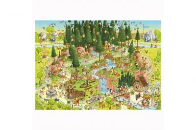 HEYE Black Forest Habitat 1000 Piece Marino Degano Funky Zoo Jigsaw Puzzle
