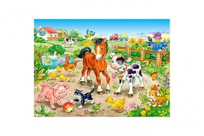 CASTORLAND Puzzle 120 pi&egrave;ces: Dans la ferme aille Unique Coloris Unique