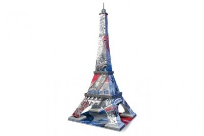 RAVENSBURGER Puzzle 3D 216 Pi&egrave;ces Tour Eiffel Flag  