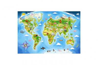 CASTORLAND  Carte du monde au 40e &eacute;tage pi&egrave;ces de puzzle Maxi