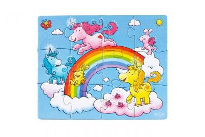 HABA  puzzle Puzzle 3-en-1 filles en carton 45 pi&egrave;ces