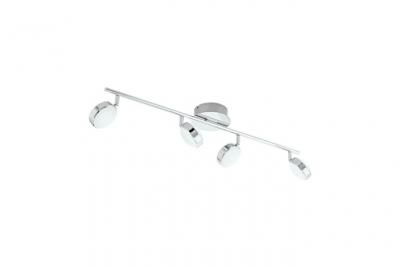 EGLO Quadruple spot led salto l76 cm - chrome