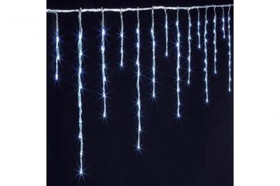 PEGANE Rideau lumineux ext&eacute;rieur 600 LED blanc froid - Dim : L.1000 x l.0,5 x H.36 cm --