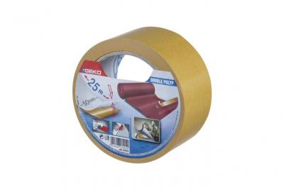GEKO Ruban adh&eacute;sif double face - polypropyl&egrave;ne - 50 mm x 25 m - 