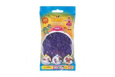 HAMA Ironing beads-purple transparent (024), 1000pcs.