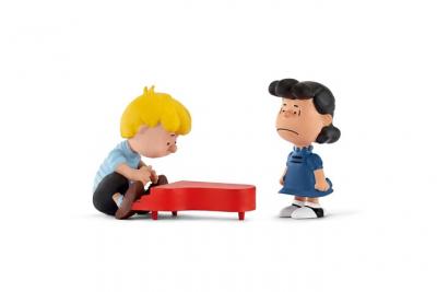 SCHLEICH Scenery pack peanuts (snoopy) : lucy & schroeder