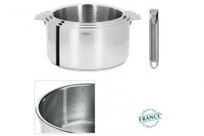 CRISTEL  - serie de 3 casseroles casteline