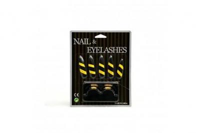 ATOSA  - 7637 - Set Ongles Et Faux Cils Dessin Abeille