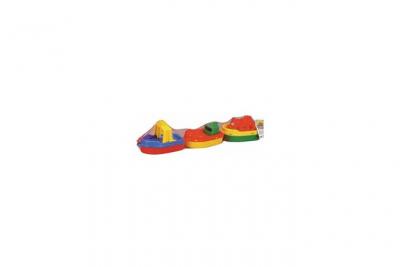 EASYKADO Ferry - 220200 - Jeu de Plein Air - Filet 3 Bateaux de 12 cm