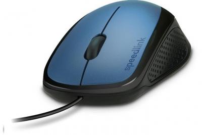 JOLLENBECK SPEEDLINK KAPPA Mouse - Souris - pour droitiers - optique - 3 boutons - filaire - USB - bleu 