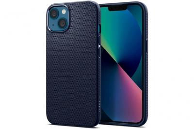 SPIGEN  Liquid Air Coque pour iPhone 13 - Bleu Marin