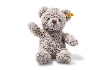 STEIFF  113420 Soft Cuddly Friends Honey Ours en Peluche Gris 28 cm