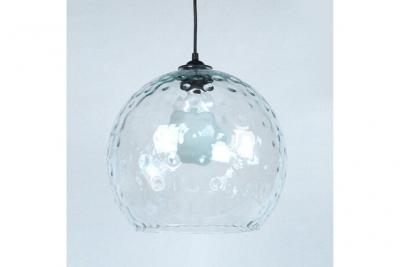 TOSEL GLOBE OPTIQUE - Suspension globe verre transparent