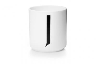 DESIGN LETTERS  Tasse en porcelaine Personal  - J - blanc