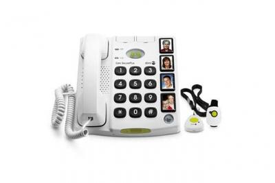 DORO  Care SecurePlus - T&eacute;l&eacute;phone filaire - blanc