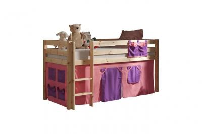 VIPACK  rideau de lit bella pour lit mi-hauteur TX70074