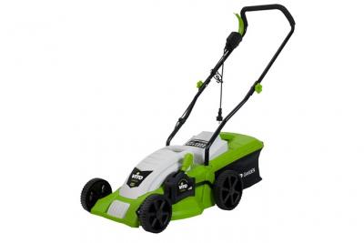 VITO Tondeuse &eacute;lectrique GARDEN 1400W - Coupe 34 cm - Hauteur de coupe 20-60 mm - Bac 35L