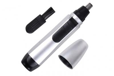  Tondeuse poils nez oreille sourcil - Homme et femme - Sans fil - Gris - 