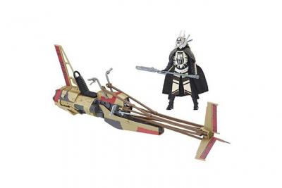 STAR WARS V&eacute;hicule  Speeder Attaque avec figurine Enfys Nest 