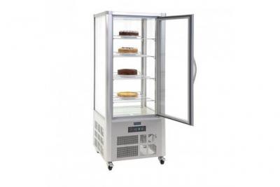 POLAR  Patisserie Vitrine en acier inoxydable 400&nbsp;litre Commercial r&eacute;frig&eacute;rateur