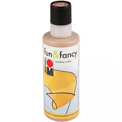 MARABU  Window Color Fun & Fancy, 80 ML, Marron Clair,