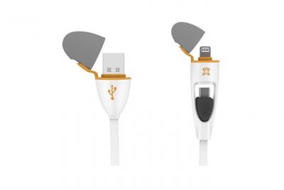 XTREMEMAC  XCL-UNC-13 c&acirc;ble USB USB 3.2 Gen 1 (3.1 Gen 1) 1,1 m USB A Blanc - Neuf