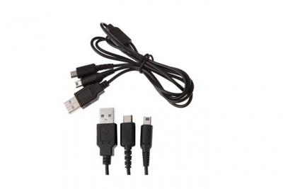 STRASSE GAME Chargeur Usb 2 En 1 Pour Nintendo Ds Lite, Dsi, 3ds, Dsi Xl, 3ds Xl, 2ds