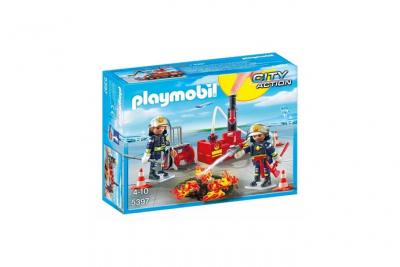 PLAYMOBIL 5397 - City Action - Pompiers avec Mat&eacute;riel d'Incendie